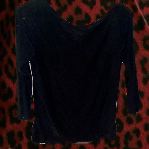 Charlotte Russe Vintage Y2K McBling Cross Blouse - Picture 2 of 2